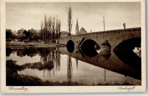 Hammelburg Die Saale Brücke