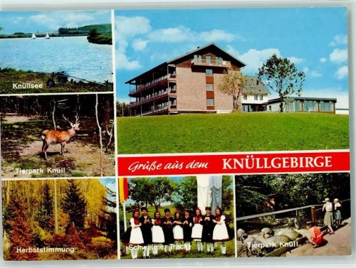 Schwarzenborn Knüllsee Tierpark Knüll Herbststimmung Schwälmer Tracht Bogler-Stube im Jugendhof Hoher Knüll