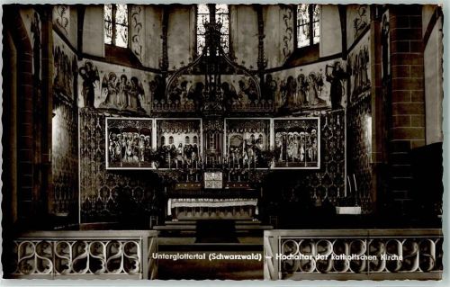 Unterglottertal Hochaltar der Kath. Kirche