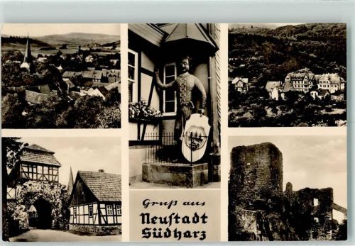 Neustadt Burgruine Fachwerkhaus Torbogen