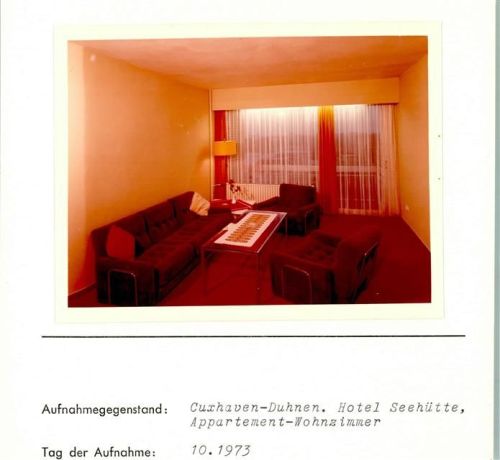 Duhnen Foto montiert auf Karton