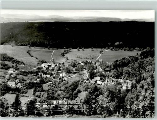 Kipsdorf Blick von der Tellkoppe Rückseite mit Abschürfungen bzw Kleberesten