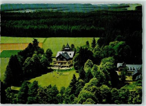 Kirchenlamitz Jagdschloß Fahrenbühl Rückseite mit Abschürfungen bzw Kleberesten