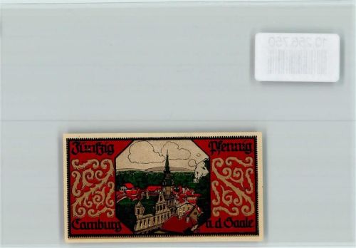 Camburg Notgeld 50 Pfennig