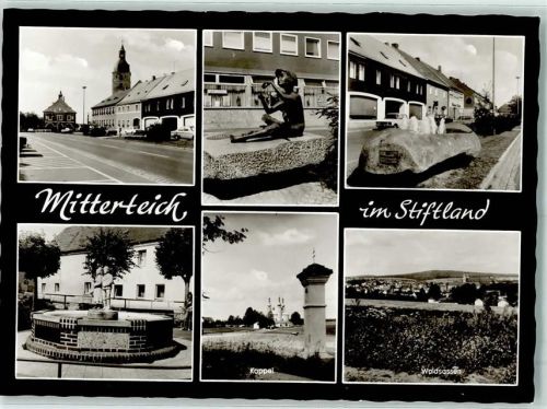 Mitterteich Rückseite mit Abschürfungen und KleberestenKappel Waldsassen