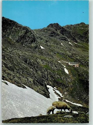 Nürnberger Hütte Nürnberger Hütte gegen Niederl Hüttenstempel Schafe