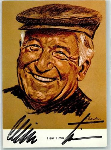 Hein Timm Originalautogramm