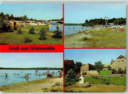 Grünewalde Erholungsgebiet Grünwalder Lauch Sonnenuhr Pumpe