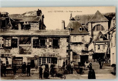 Quimper 1916 La Place au Beurre AK
