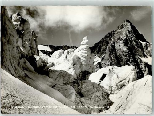 Sölden Eisbruch im Sulztaler Ferner mit Wilder Leck