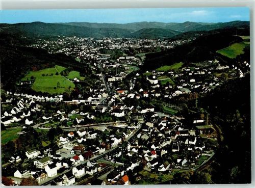 Derschlag Fliegeraufnahme Rückseite mit Abschürfungen bzw Kleberesten