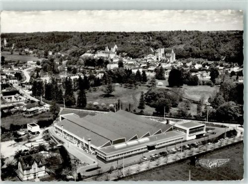 Beaumont-le-Roger Fliegeraufnahme Usine de Telemecanique et Vue generale