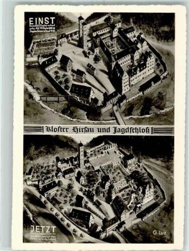 Hirsau Kloster und Jagdschloß Damals und Jetzt