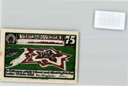 Vechta Notgeld 75 Pfennig