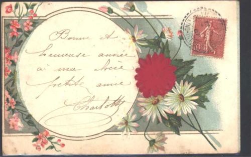1907 Prägedruck AK