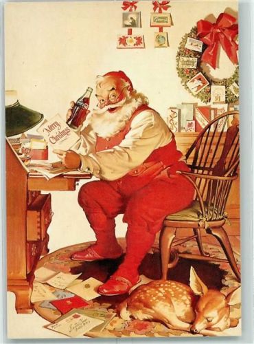 Weihnachtsmann Briefe lesen AK