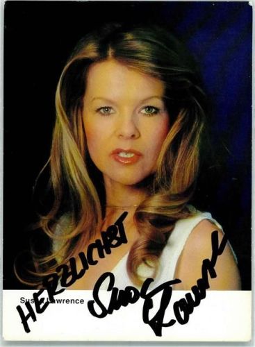 Susan Lawrence Originalautogramm