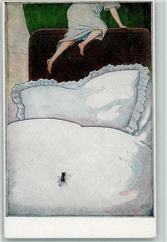 Maus im Bett AK