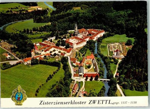 Zwettl Stift Fliegeraufnahme Zisterzienserkloster Zwettl