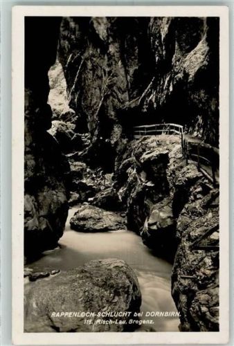 6850 Dornbirn Gebrauchsspuren Rappenlochschlucht Stempel