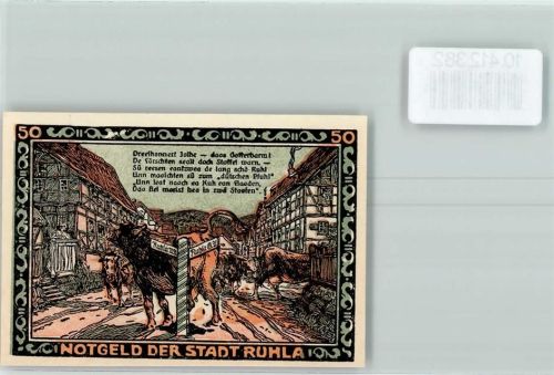 Ruhla Notgeld Rinder