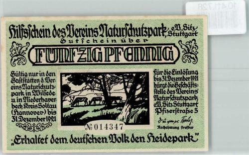 Soltau Notgeld Wildschütz