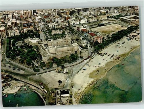 Manfredonia Fliegeraufnahme Schloss Angioino