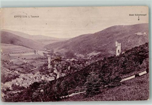 Eppstein 1917 Hotel Kaisertempel Burg Eppstein