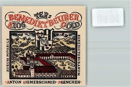 München Benediktbeurer Klostergold Anton Riemerschmid