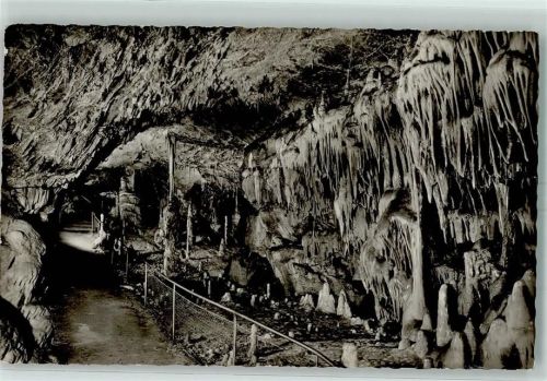 Erpfingen Bärenhöhle-Karlshöhle Innenansicht Höhlenstempel