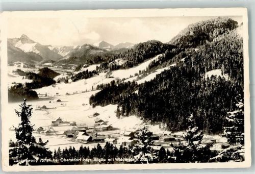 87538 W8975 Langenwang , Allgäu - Widderstein Winter