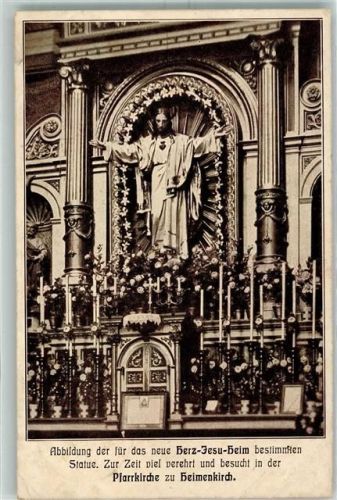 88178 W8999 Heimenkirch - Abbildung der für das neue Herz Jesu- u. Kriegerwaisenheim in der Pfarrkirche