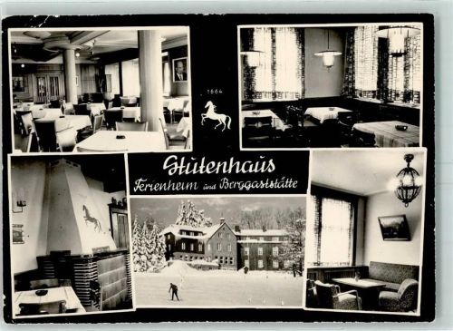 Vesser Gasthaus Stutenhaus Gasträume Kachelofen Skiläufer
