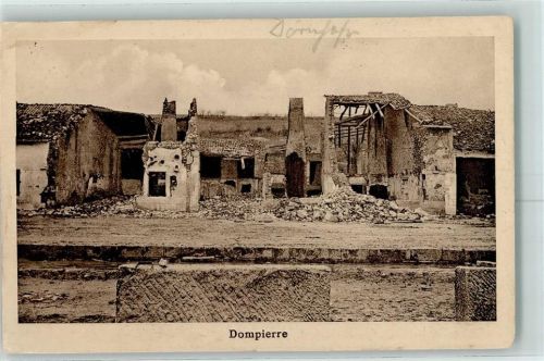 Dompierre 1916 Straße Feldpost WK I