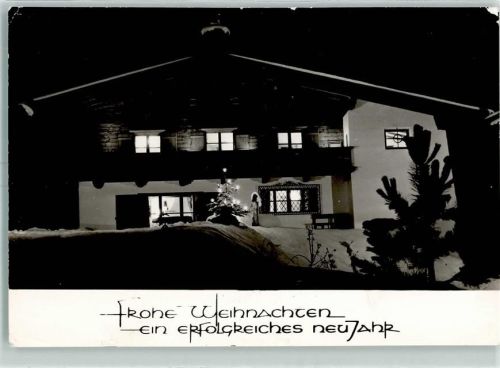 6365 Kirchberg in Tirol - Weihnachtskarte / Neujahrskarte Haus Winter Ort lt. Stempel