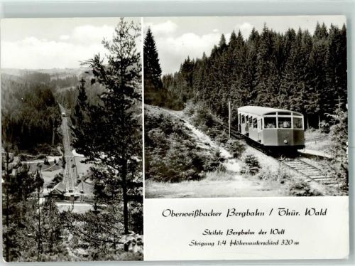 Cursdorf Oberweißenbacher Bergbahn Steilste Normalspurbahn der Welt