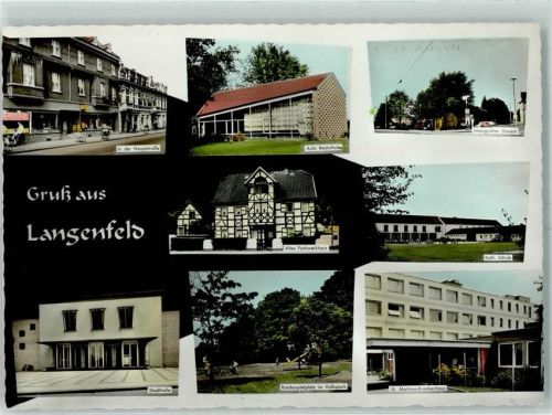 Langenfeld Stadthalle Volkspark Kinderspielplatz St. Martinus-Krankenhaus Realschule Aula