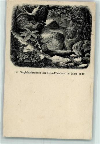 Grasellenbach Der Siegfriedsbrunnen