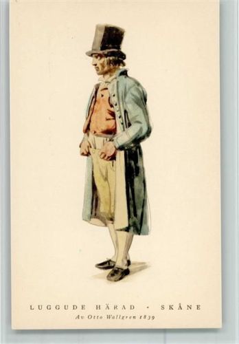 Otto Wallgren - Luggude Härad - Skane - gute Erhaltung