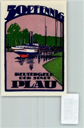 Plau Notgeld Dampfer
