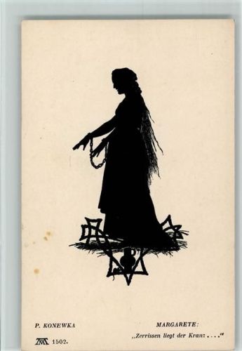 Margarete - Ackermann Serie 120 - Goethe Faust AK