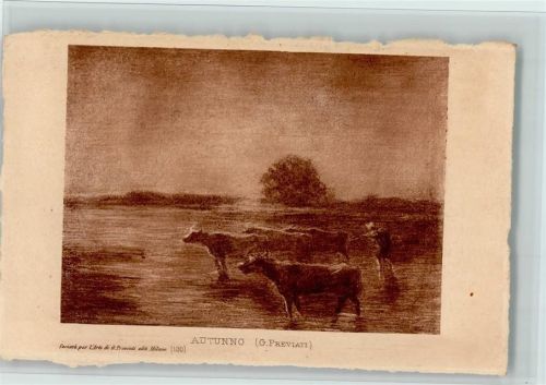 Nr. 100 G. Previati - Autunno - gute Erhaltung