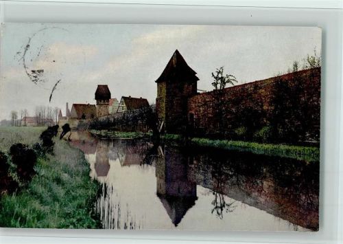 Dinkelsbühl Serie 149 Nr. 2765 , Wallgraben, AK