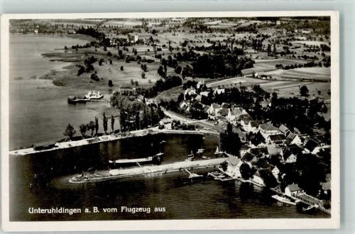 Unteruhldingen Bodensee Hafen Fliegeraufnahme
