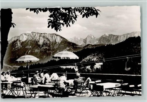 1960 Berggasthof und Pension Hocheck mit Schwebelift