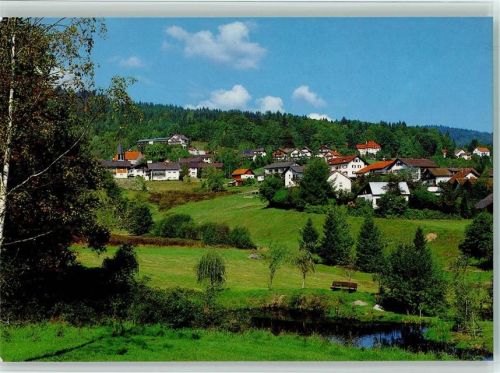 Rabenstein Panoramaaufnahme Wiesen Teich