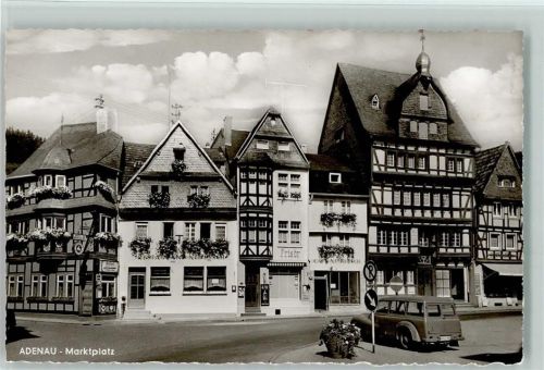 Adenau Marktplatz Fachwerkhäuser