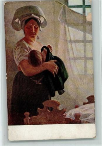 Jugend Postkarte Serie XI Nr. 2 - Richemont, "Erwachen" AK