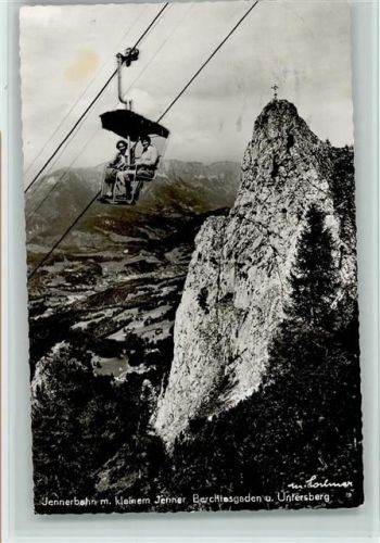 Berchtesgaden 1957 Jennerbahn - Verlag lochner Nr. 360 AK
