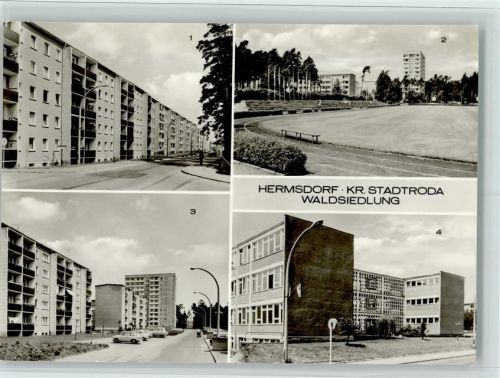 Hermsdorf Waldsiedlung Erich-Weinert-Straße Werner-Seelenbinder-Sportstätte Am Stadion Oberschule II